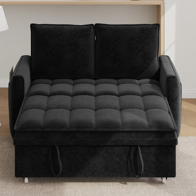 2 Seat Black Sofas | Wayfair